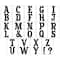 6 Pack: 4.5" Serif Alphabet Stencils by Craft Smart®